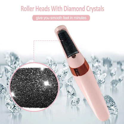 Ultimate Rechargeable Electric Callus Remover - Cordless Foot File for Men & Women, Effortlessly Smooths Dry Skin & Heels!