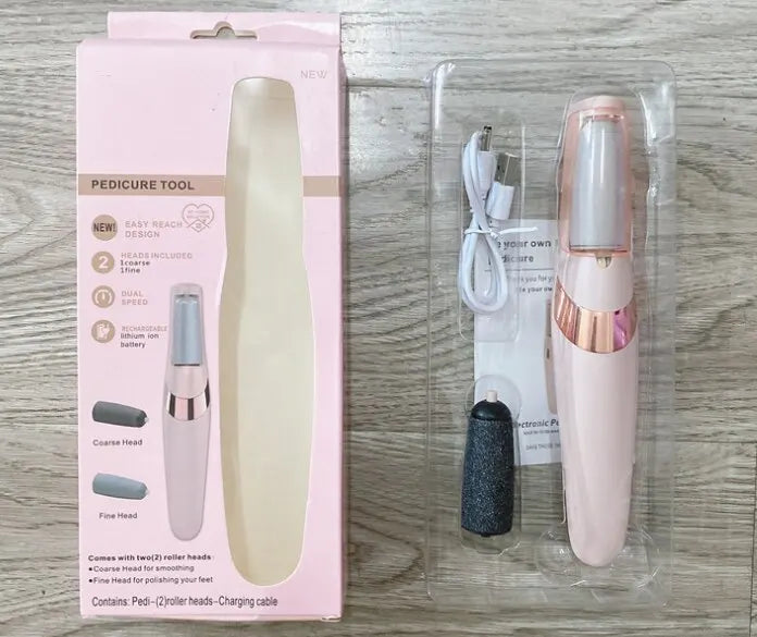 Ultimate Rechargeable Electric Callus Remover - Cordless Foot File for Men & Women, Effortlessly Smooths Dry Skin & Heels!
